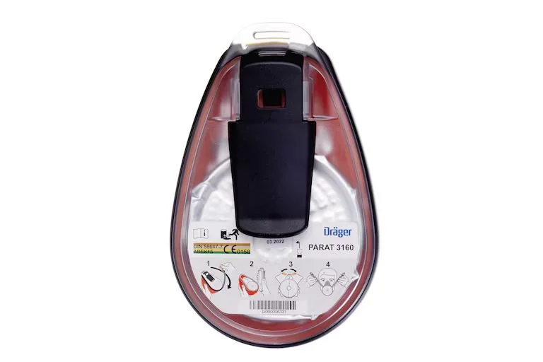 DRÄGER PARAT 3160 INDUSTRIAL ESCAPE DEVICE HALF MASK WITH ABEK15 FILTER UAE